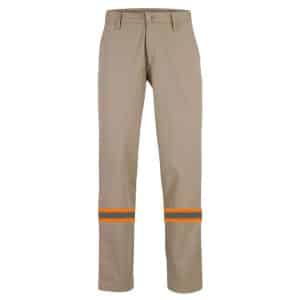 Pantalón para Caballero Con Banda De Seguridad Naranja
