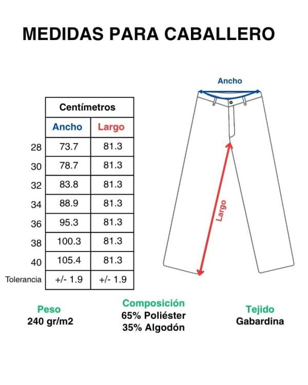 PantalÃ³n para Caballero Con Banda De Seguridad Verde - Imagen 2