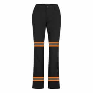 Pantalón para Dama Con Doble Banda De Seguridad Naranja