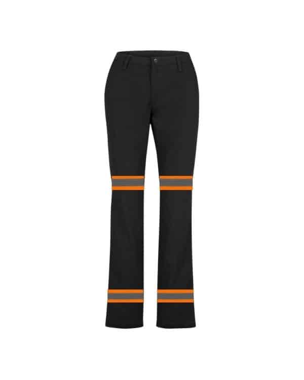 PantalÃ³n para Dama Con Doble Banda De Seguridad Naranja