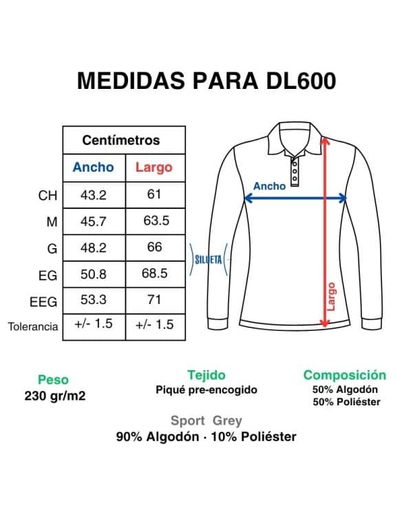 Playera Tipo Polo DL600 - Imagen 4